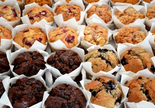 assorted muffins